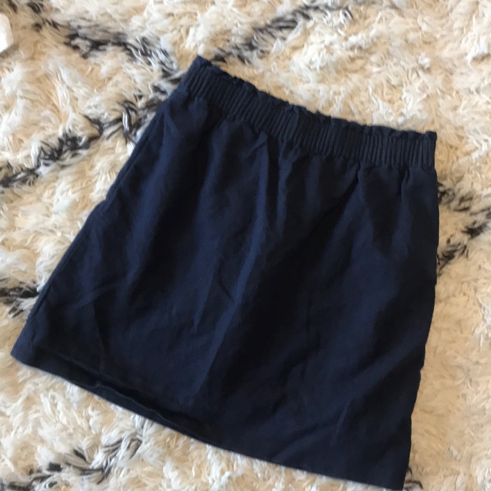 Jcrew Navy Skirt